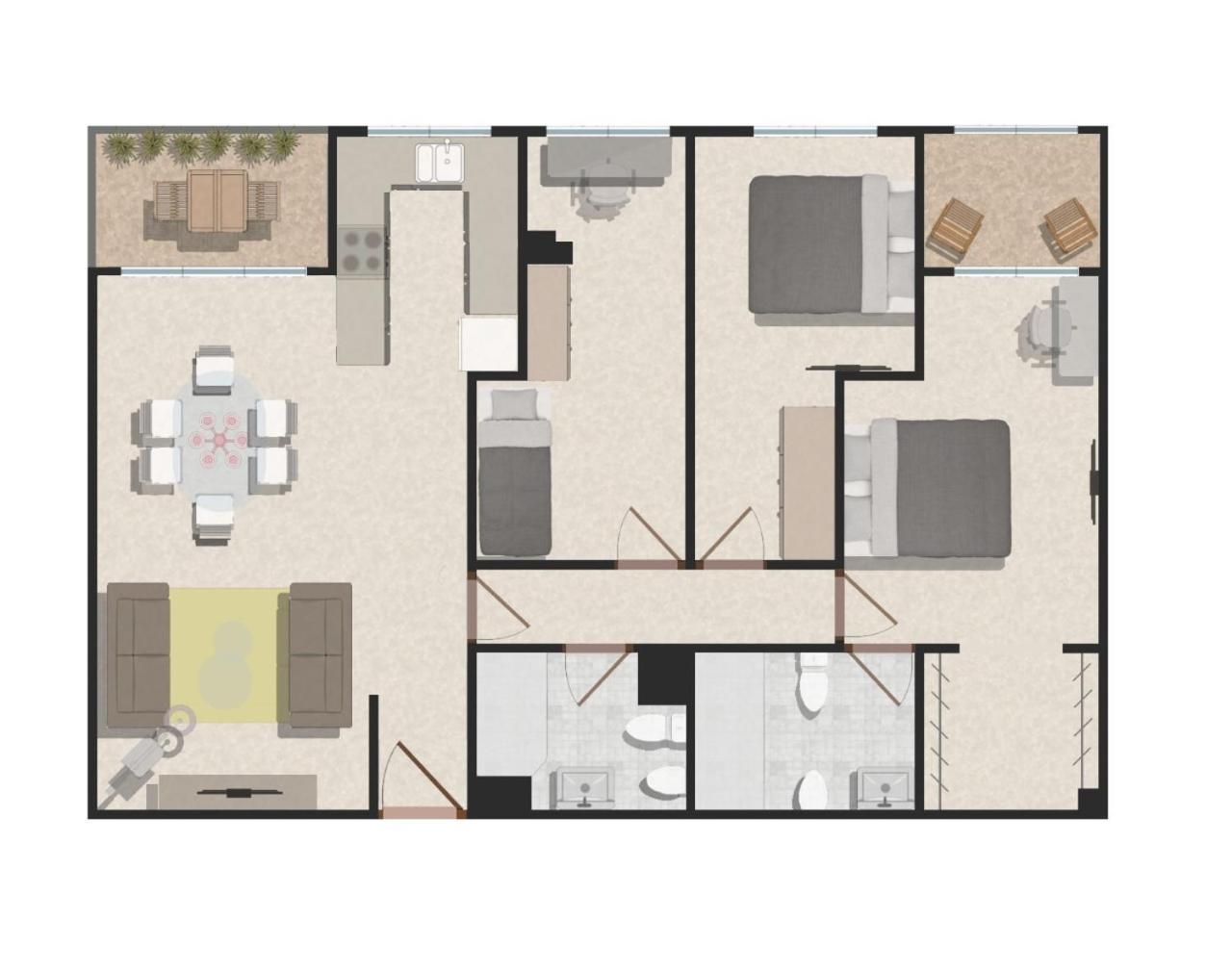 Апартаменти Jardines Del Turia - Espacioso Apartamento Валенсія Екстер'єр фото